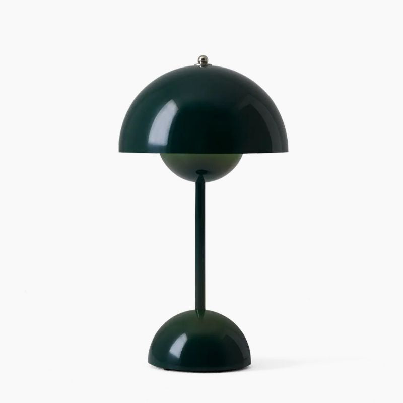 Elegant Svampbordslampa Flowerpot – Stilren Belysning för Hemmet
