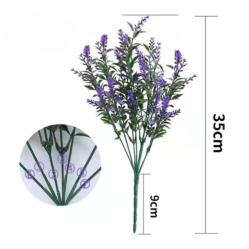 Plastblommor & Plastväxter i Aprikos Färg - Dekoration för Bröllop, Hem & Trädgård