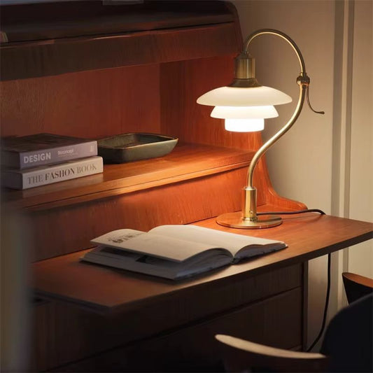 Dansk Design Bordslampa – Vintage Glas