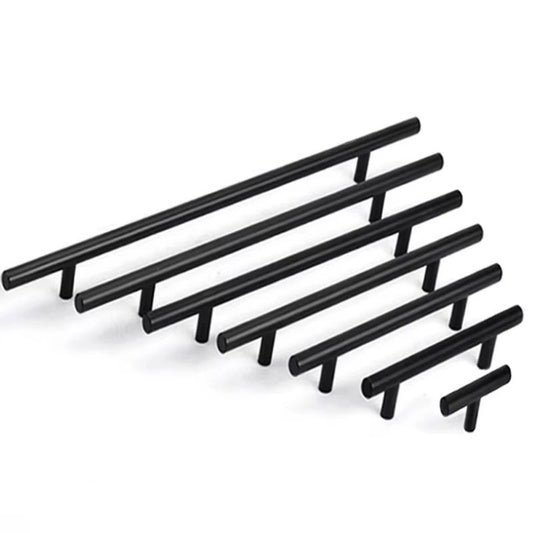 Svart handtag i rostfritt stål – stilren och mångsidig design