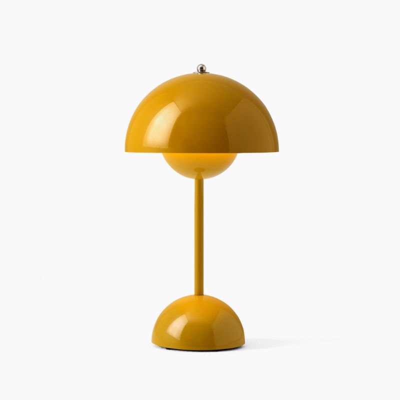 Elegant Svampbordslampa Flowerpot – Stilren Belysning för Hemmet