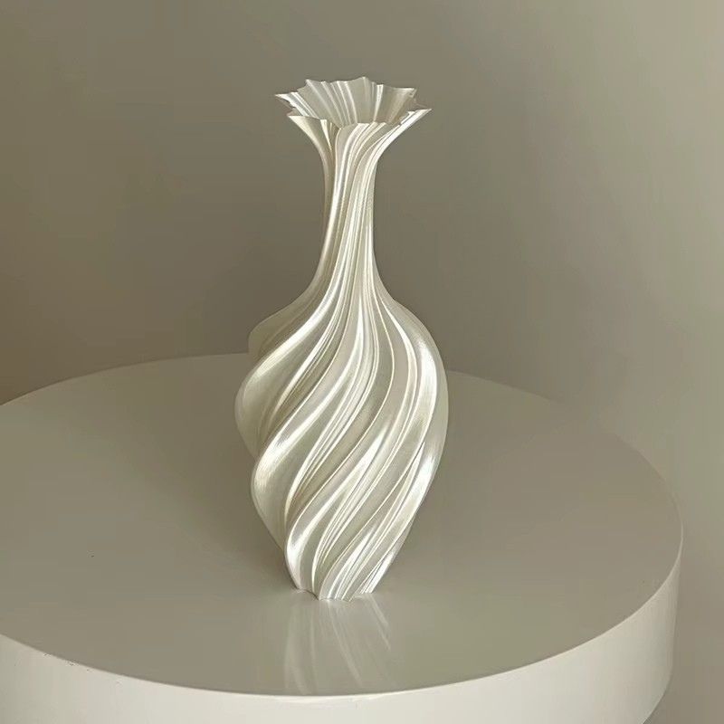 3D-printad Vas – Modern Design med Swirl-mönster