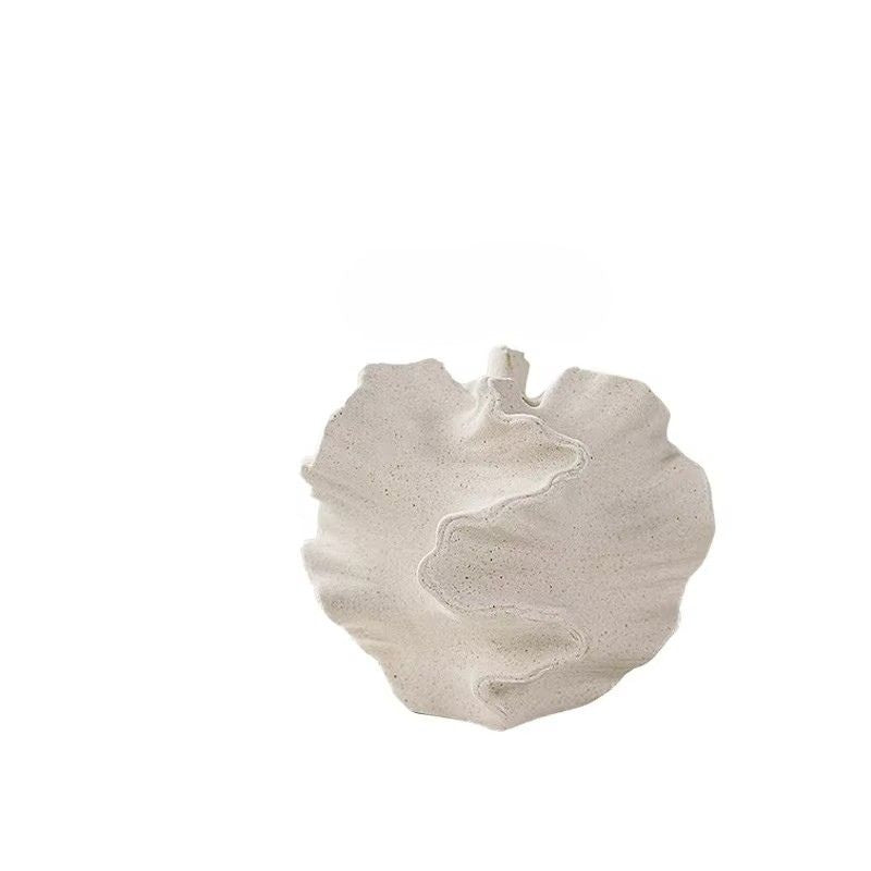 Keramisk Coral Vas – Nordisk Design i Beige eller Svart