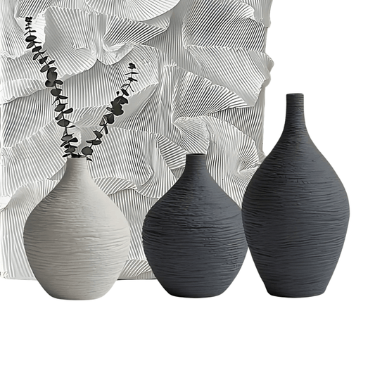 Nordisk Keramikvas – Minimalistisk Texturdesign