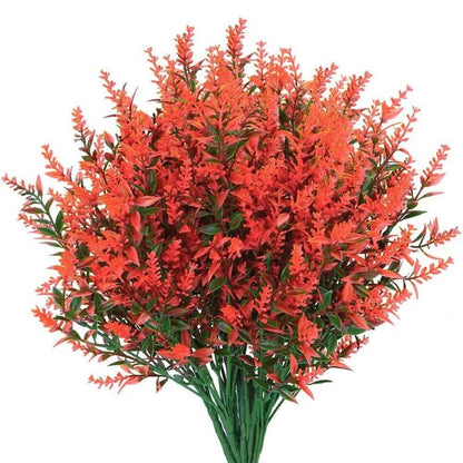 Plastblommor & Plastväxter i Aprikos Färg - Dekoration för Bröllop, Hem & Trädgård