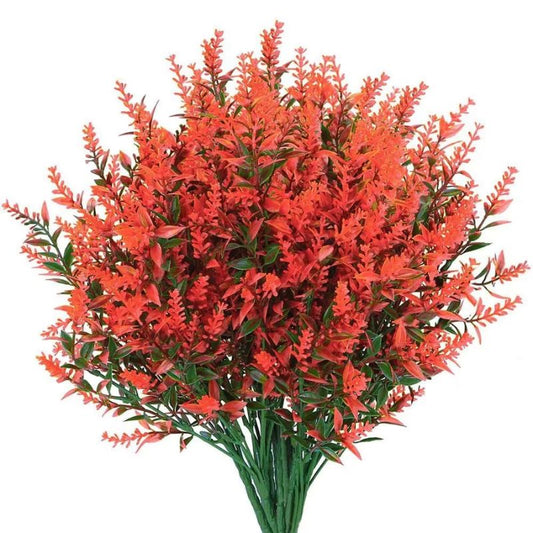 Plastblommor & Plastväxter i Aprikos Färg - Dekoration för Bröllop, Hem & Trädgård