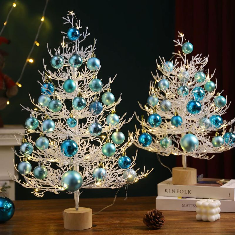 Mini-Julgran för Bord & Dekor – Flera Färgalternativ