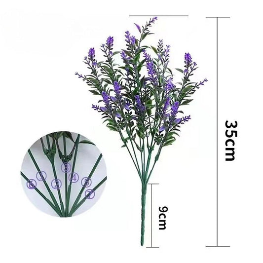 Plastblommor & Plastväxter i Aprikos Färg - Dekoration för Bröllop, Hem & Trädgård