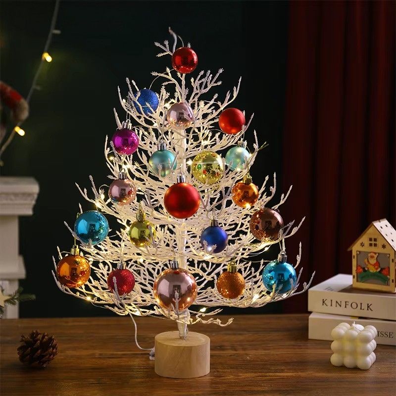 Mini-Julgran för Bord & Dekor – Flera Färgalternativ