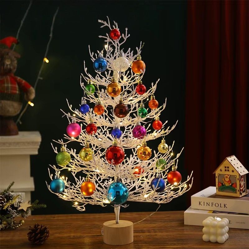 Mini-Julgran för Bord & Dekor – Flera Färgalternativ