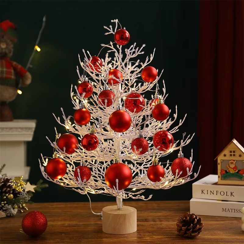 Mini-Julgran för Bord & Dekor – Flera Färgalternativ