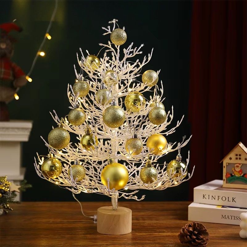 Mini-Julgran för Bord & Dekor – Flera Färgalternativ