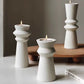 Keramik Ljusstake i Nordisk Design – Perfekt för Julen – 3-pack set