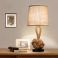 Bordslampa i Amerikansk Stil med Repdetaljer – Vintageinspirerad Charm