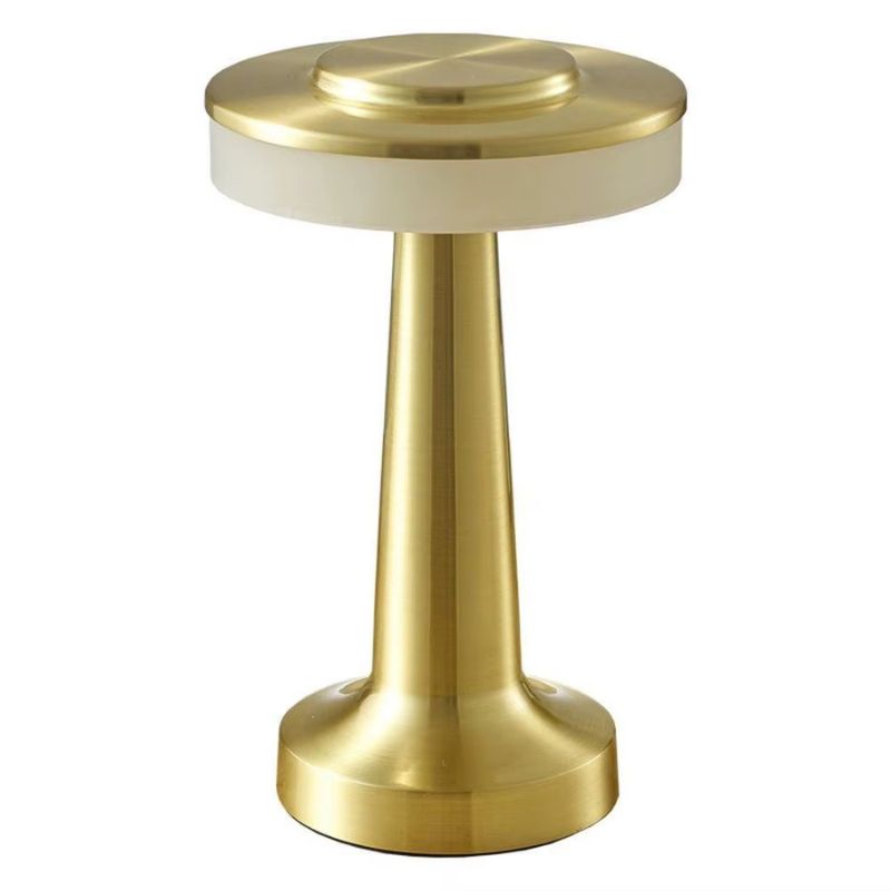 Retro LED Bordslampa – USB-Uppladdningsbar & Steglöst Dimbar