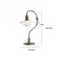 Dansk Design Bordslampa – Vintage Glas