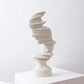 Modern Abstrakt Ansiktsskulptur – 25 cm hög