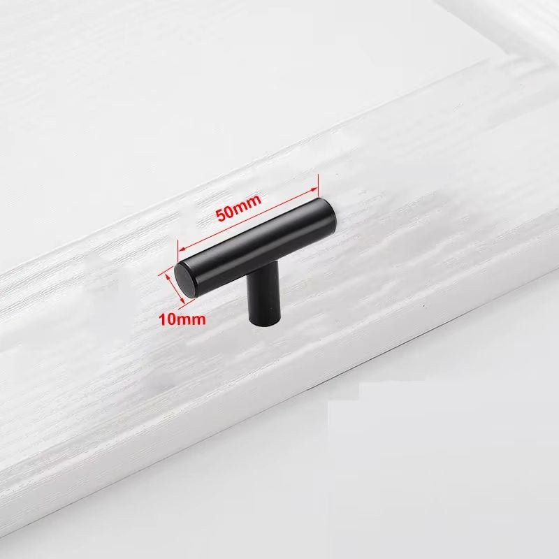 Svart handtag i rostfritt stål – stilren och mångsidig design