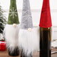 Tomte Vinflasköverdrag – Juldekoration i Gnome-stil