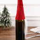 Tomte Vinflasköverdrag – Juldekoration i Gnome-stil