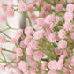 Dekorativ 63 cm Plastblomma – Brudslöja i Rosa Färg för Hem, Fest & Bröllop