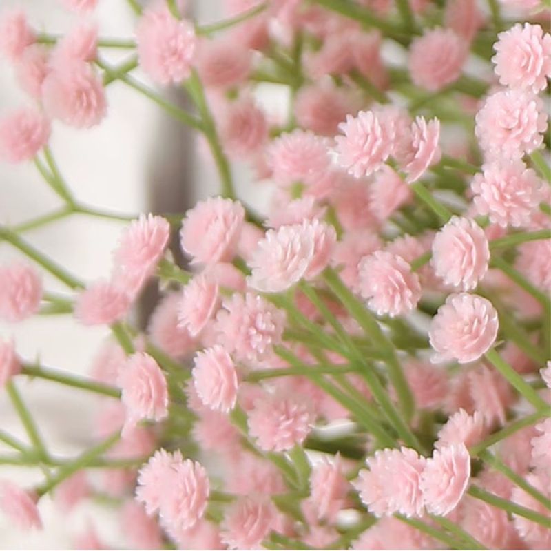 Dekorativ 63 cm Plastblomma – Brudslöja i Rosa Färg för Hem, Fest & Bröllop