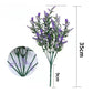 Plastblommor & Plastväxter i Lila Färg - Dekoration för Bröllop, Hem & Trädgård