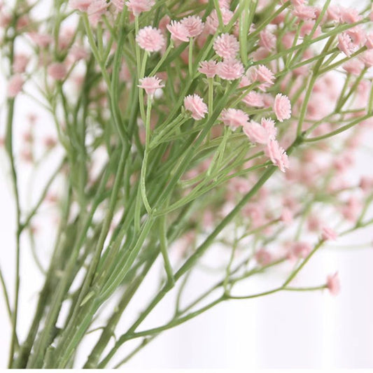 Dekorativ 63 cm Plastblomma – Brudslöja i Rosa Färg för Hem, Fest & Bröllop