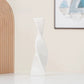 Minimalistisk Vit Keramikvas – Tvistad Design