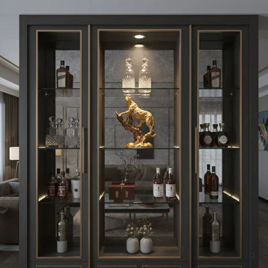 Guldig Leopardskulptur i Resin – Lyxig Inredningsdetalj för Hem & Kontor