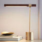 Skrivbordslampa LED med vikbar design, Guldfärgad – Höjd 46 cm