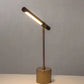 Skrivbordslampa LED med vikbar design, Guldfärgad – Höjd 46 cm
