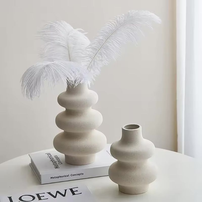 Modern Keramisk Blommvas – Frostad Design