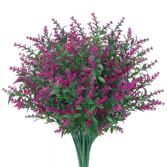 Plastblommor & Plastväxter i Röd lotus Färg - Dekoration för Bröllop, Hem & Trädgård