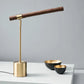 Skrivbordslampa LED med vikbar design, Guldfärgad – Höjd 46 cm