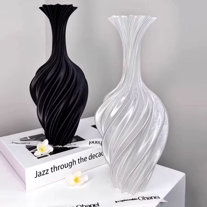 3D-printad Vas – Modern Design med Swirl-mönster