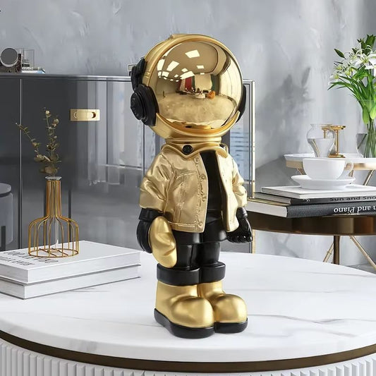 Astronaut Skulptur i Resin – Unik Dekoration med Karaktär