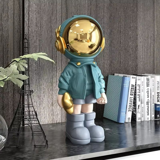 Astronaut Skulptur i Resin – Unik Dekoration med Karaktär