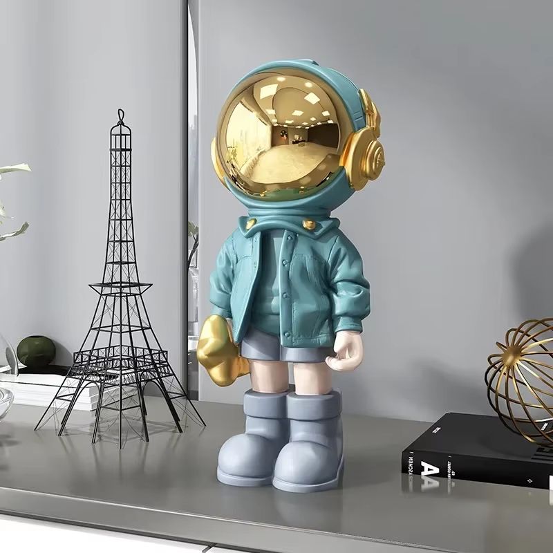 Astronaut Skulptur i Resin – Unik Dekoration med Karaktär