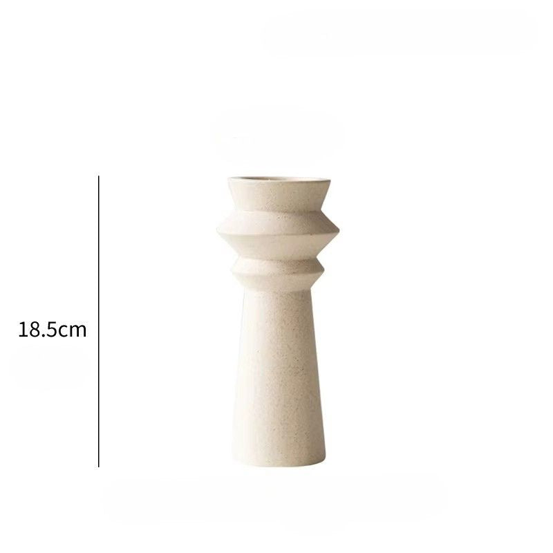 Keramik Ljusstake i Nordisk Design – Perfekt för Julen – 3-pack set