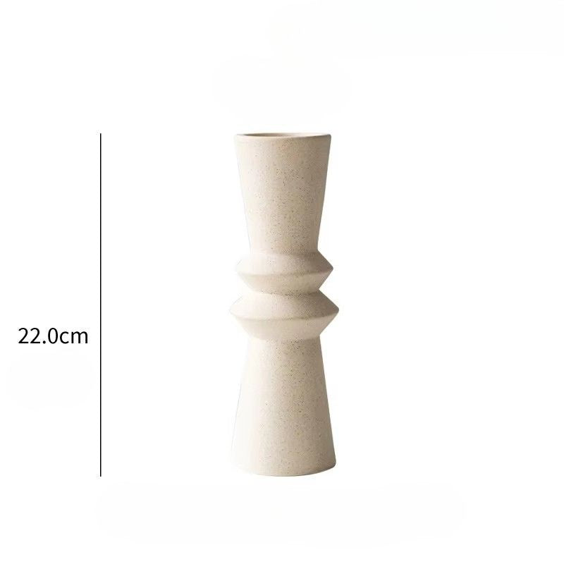 Keramik Ljusstake i Nordisk Design – Perfekt för Julen – 3-pack set