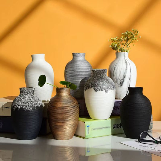 Keramisk Mini-Vas – Modern Design för Heminredning