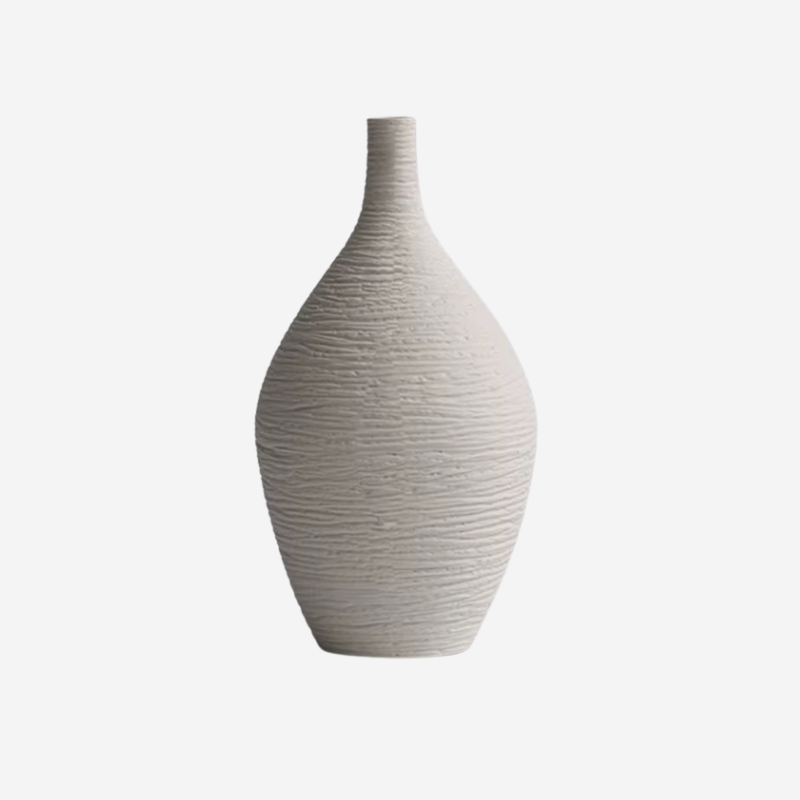 Nordisk Keramikvas – Minimalistisk Texturdesign