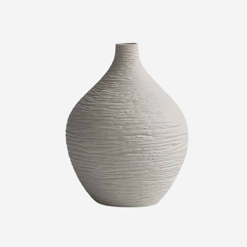 Nordisk Keramikvas – Minimalistisk Texturdesign