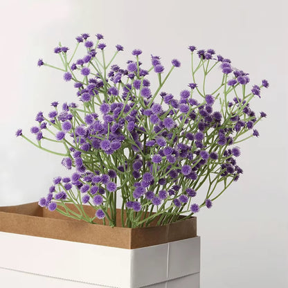 Dekorativ 63 cm Plastblomma – Brudslöja i Lila Färg för Hem, Fest & Bröllop