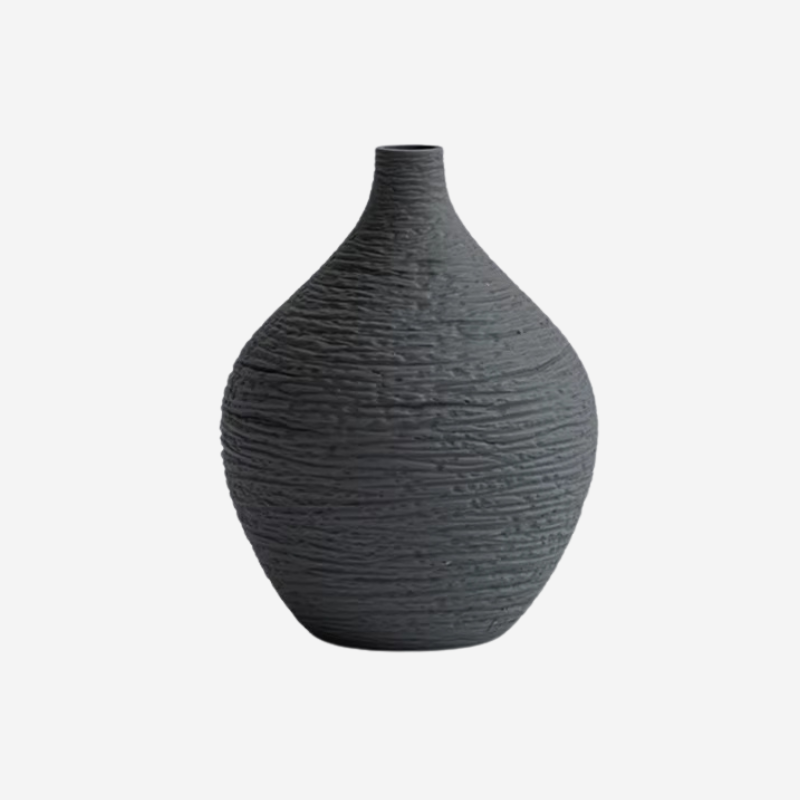 Nordisk Keramikvas – Minimalistisk Texturdesign