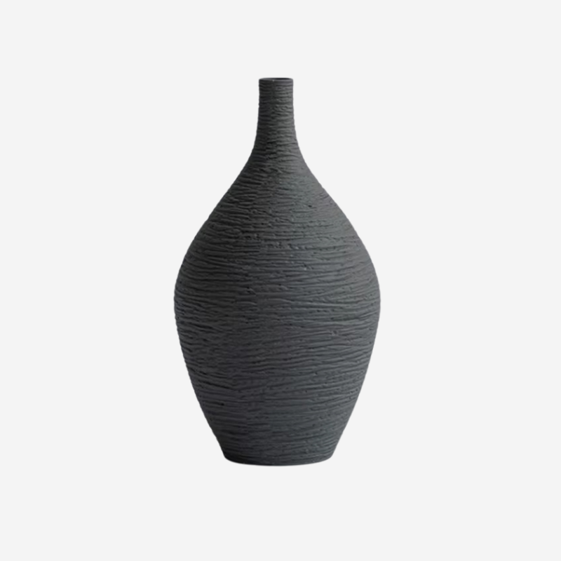 Nordisk Keramikvas – Minimalistisk Texturdesign